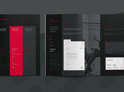 Brand Manual a4 agency book brand brochure colors corporate editorial guide guideline identity indesign layout magazine manual minimal professional swiss typography us