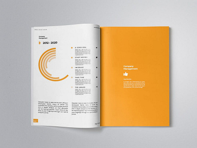 Company Annual Report Template agency analytics annual annual report brochure business companies company corporate design document elegant indesign profile report simple startup stationery statistic team