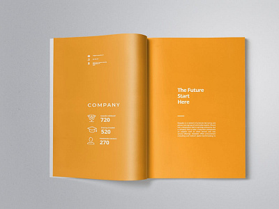 Company Annual Report Template agency analytics annual annual report brochure business companies company corporate design document elegant indesign profile report simple startup stationery statistic team