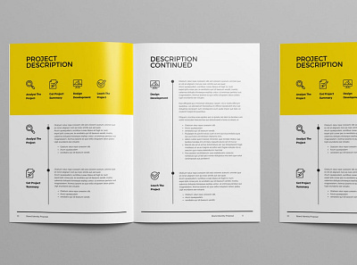 Brand Identity Proposal brand brand identity branding brochure business design graphic indesign logo magazine marketing mockup presentation proposal seo startups template themes web design yellow