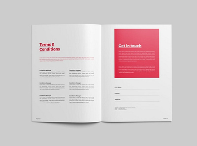 Proposal Template a4 agency brochure clean design editorial identity indesign layout letter magazine minimal professional project proposal proposal template trendy us visual web