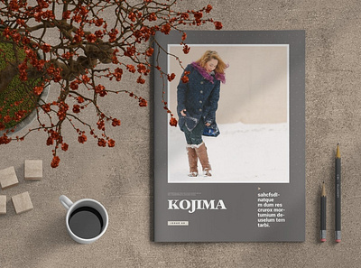 Kojima Magazine Template bestseller book brochure business clean corporate creative easy editable graphic assets graphic design graphicassets indesign magazine magazine template minimal mockup simple stylish template