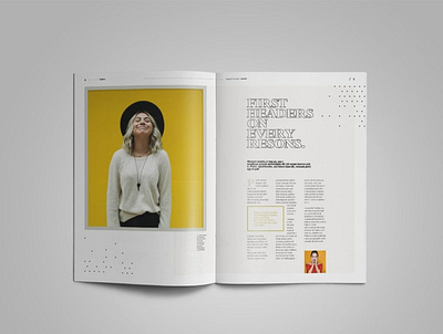 Kojima Magazine Template bestseller book brochure business clean corporate creative design easy editable graphic assets graphicassets indesign magazine magazine template minimal mockup simple stylish template