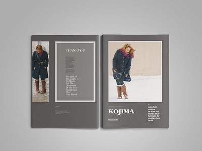 Kojima Magazine Template bestseller book brochure business clean corporate creative design easy editable graphic assets graphicassets indesign magazine magazine template minimal mockup simple stylish template