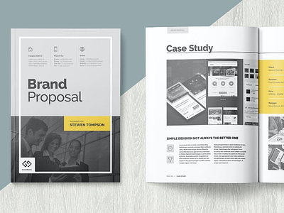 Proposal Template agency brand brief brochure brochure template business clean corporate creative identity indesign light magazine template modern popular proposal proposal template report templates trending