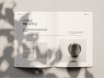 Hezel Nut - Magazine Template a4 annual booklet brand identity brochure catalog company corporate design identity layout magazine magazine template newsletter page presentation promotion report web website