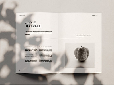 Hezel Nut - Magazine Template a4 annual booklet brand identity brochure catalog company corporate design identity layout magazine magazine template newsletter page presentation promotion report web website