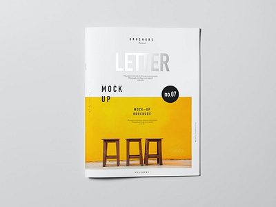 US Letter Brochure Mockups