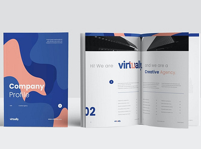 Company Profile agency annual report brand brand identity business colour company company profile corporate creative guideline identity indesign logo identity marketing minimal print profile project simple