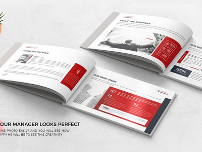 A5 Company Profile Template 20 Pages