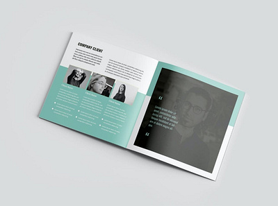 Company Profile background blank branding brochure brochure design brochure template catalog company company profile creative design empty isolated magazine mockup open page paper template white