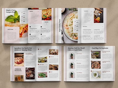 Recipe Cookbook Templates Indesign baking blogger brochure chef clean cookbook cooking design ebook food foodie indesign kitchen magazine recipe recipe cookbook recipe cookbook templates recipes restaurant template