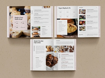 Recipe Cookbook Templates Indesign baking blogger branding brochure chef cookbook cooking design ebook food foodie indesign kitchen magazine recipe recipe cookbook recipe cookbook templates recipes restaurant template