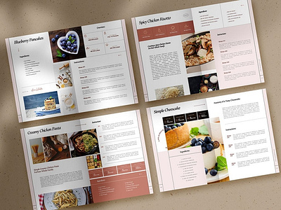 Recipe Cookbook Templates Indesign