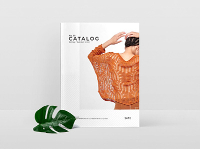 SATE - Catalog Template agency apparel booklet branding catalog catalog design catalog template clean design editorial editorial design fashion indesign template layout lookbook minimal modern photography projects swiss