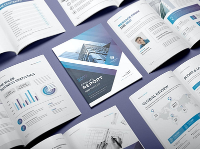 Annual Report Template a4 abstract annual annual report annual report template booklet brand brand identity branding business company corporate cover identity layout marketing profile report report template template