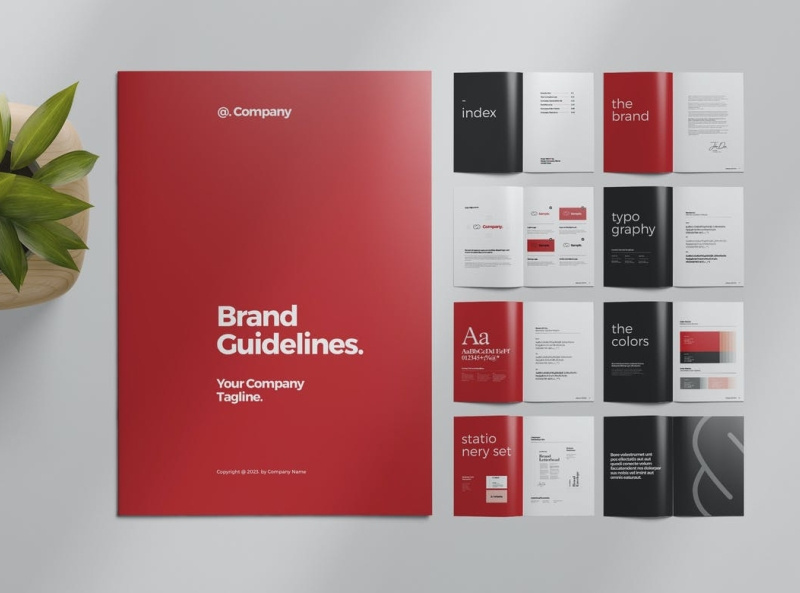 Brand Guidelines by Graphic Assets on Dribbble