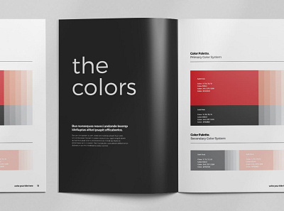 Brand Guidelines agency brand brand guideline brand guidelines brand stationery branding design font graphic guide guideline indesign layout letterhead logo marketing stationery style template typography