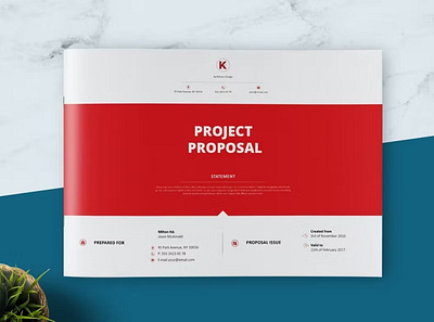 Project Proposal agency brand brand stationery branding branding stationery brochure business clean corporate creative informational invoice modern professional project proposal proposal template red report stationary template