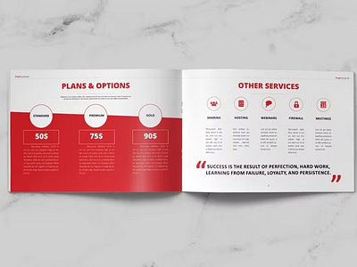 Project Proposal agency brand brand stationery branding stationery brochure business clean corporate creative informational invoice modern professional project proposal proposal design proposal template red report stationary template