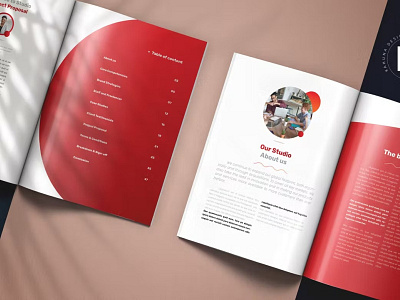 Red Project Proposal branding brochure brochure design brochure template design free indesign magazine magazine design magazine template project project design project proposal proposal proposal design proposal template red red project template templates