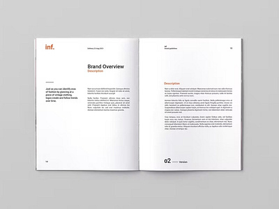 Free Brand Book Guidelines book brand brand book brand guideline branding clean customise design grid guidelines layout logo manual minimal print print template simple stationery style typography