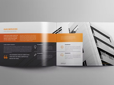 Free Landscape Corporate Brochure A4 & A5 a4 a5 abstract annual branding brochure business company corporate corporate brochure free guideline landscape landscape corporate landscape corporate brochure modern orange report trend trendy