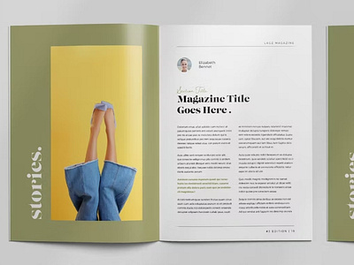 Magazine Layout Template