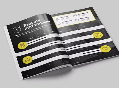 Free Yellow Proposal Template agency annual brand brief brochure company corporate guideline identity invoice letterhead manual portfolio proposal proposal design proposal template report simple template yellow