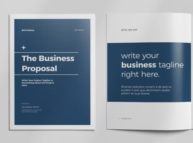 Free Website Proposal Template by Graphic Assets on Dribbble