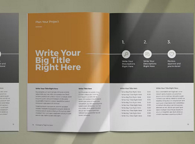 Free Brochure Layout a4 brochure brochure design brochure layout brochure template business client design elements graphic graphic design icons infographic jobs layout magazine marketing presentation templates yellow