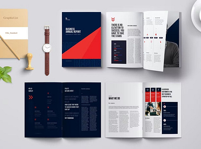 Annual Report advertisement agency agency design annual annual report booklet branding brochure business clean company company profile corporate design profile publishing report template yearend yearly