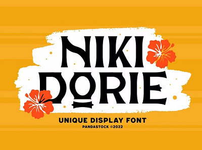 Free Niki Dorie Display Font branding card font fonts fun graphic design invitations label lettering logo magazine motion graphics mugs packaging photography poster product quotes signature travel