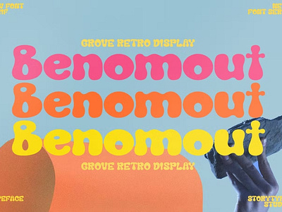 Free Benomout Grove Retro Display Font