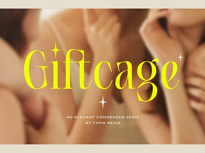 Free Giftcage Display Font aesthetic beauty classic corporate cosmetic elegant expanded extended fancy feminine font fonts instagram modern retro sans sans serif serif typeface vintage