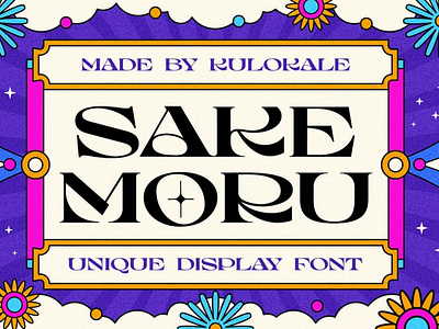 Free Sake Moru Display Font