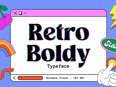 Free Retro Boldy - Logo Font
