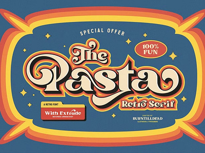 Pasta Display Font