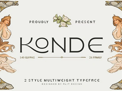 Free Konde Display Font 1070 boho branding classic condensed display display font display fonts family font fonts groovy lettering magazine old retro sans sporty unique vintages