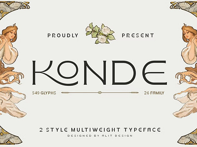 Free Konde Display Font