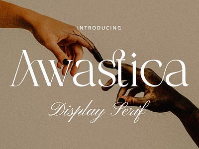 Free Awastica Display Font