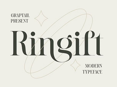 Free Ringift - A Modern Serif Font calligraphy display font display typeface elegant font font font awesome font family fonts handwritten lettering modern font modern fonts sans serif sans serif font script serif font type typedesign typeface vintage font