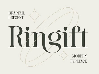 Free Ringift - A Modern Serif Font