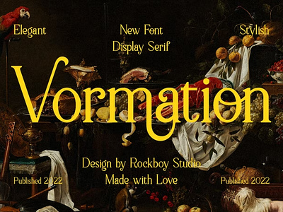 Free Vormation - Display Serif Font