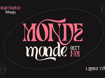 Free Monde Display Font calligraphy display font display typeface elegant font font font awesome font family fonts handwritten lettering modern font modern fonts sans serif sans serif font script serif font type typedesign typeface vintage font