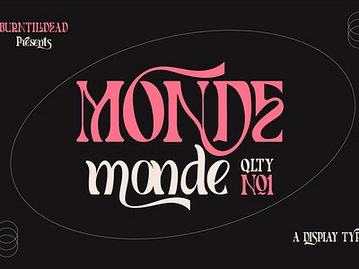 Free Monde Display Font