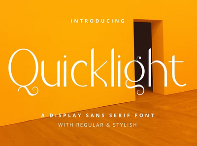 Free Quicklight - Advertisement Font calligraphy display font display typeface elegant font font font awesome font family fonts handwritten lettering modern font modern fonts sans serif sans serif font script serif font type typedesign typeface vintage font