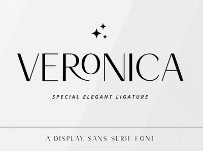 Free Veronica - Modern Stylish Font calligraphy display font display typeface elegant font font font awesome font family fonts handwritten lettering modern font modern fonts sans serif sans serif font script serif font type typedesign typeface vintage font