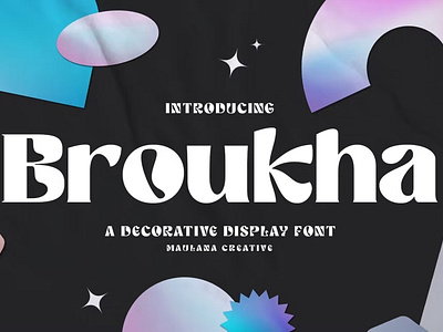 Free Broukha Decorative Display Font