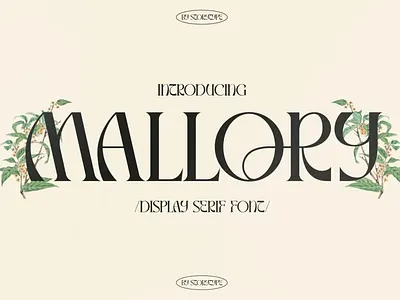 Free Mallory Display Serif Font calligraphy display font display typeface elegant font font font awesome font family fonts handwritten lettering modern font modern fonts sans serif sans serif font script serif font type typedesign typeface vintage font